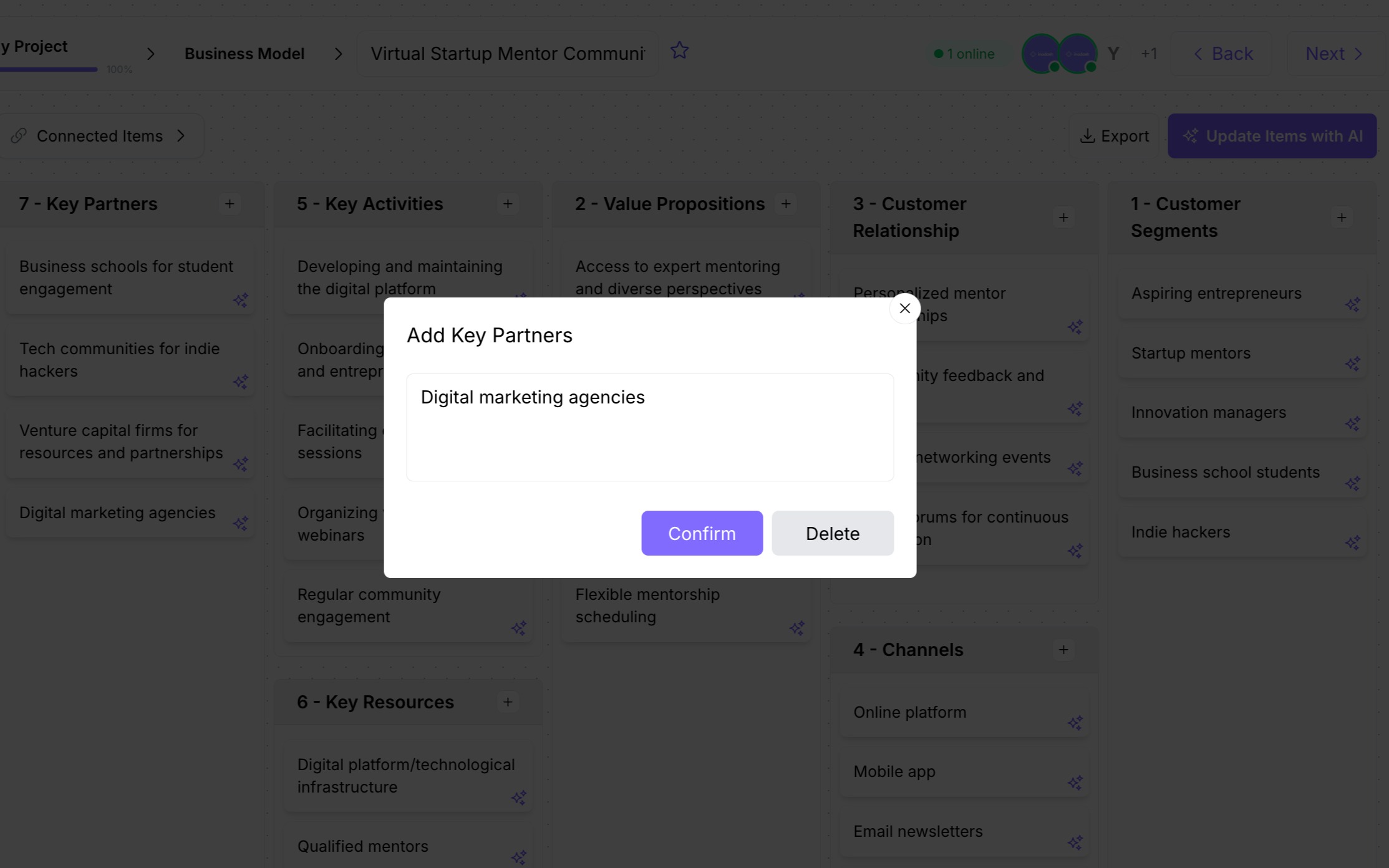 Complete Each Building Block