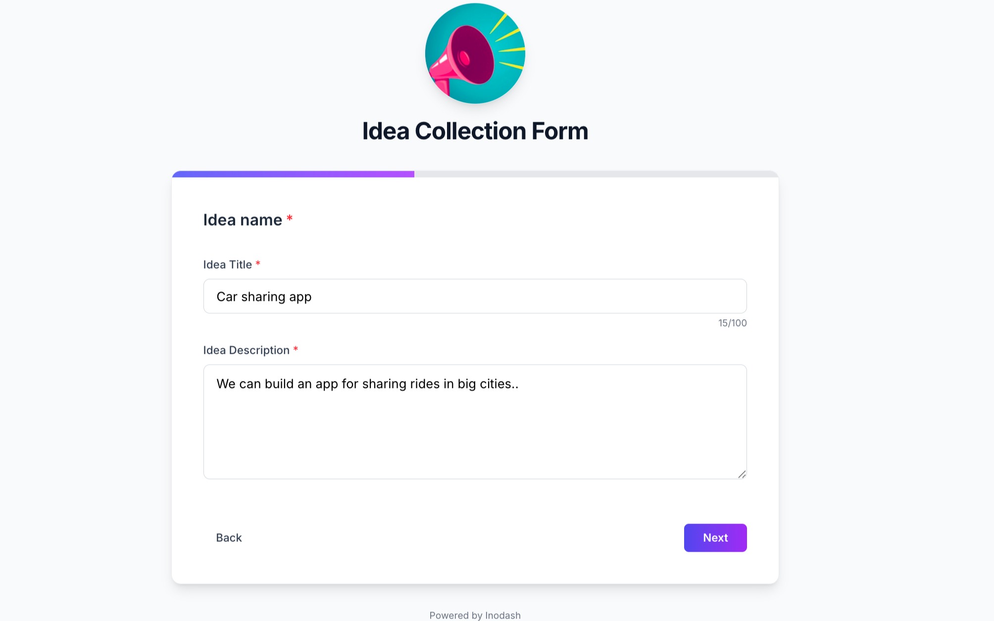 Share And Gather Responses