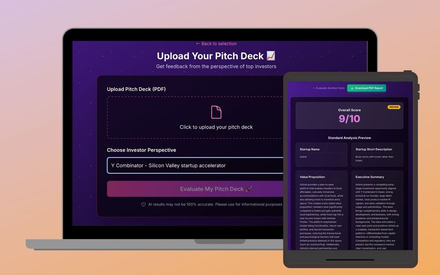 Evaluate Your Pitch Deck in Seconds with AI