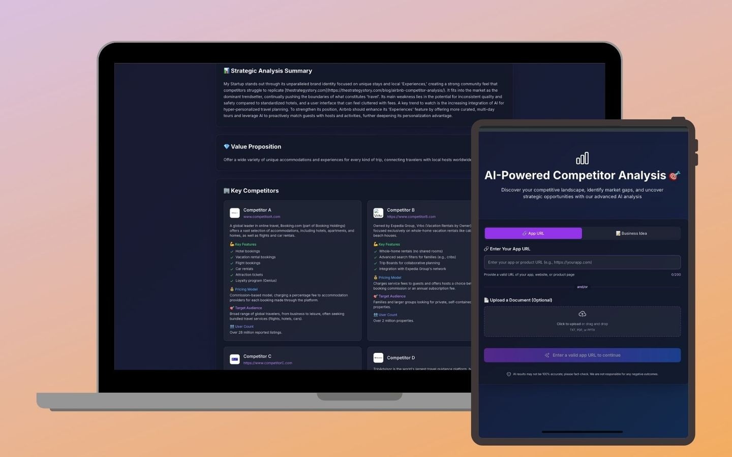 Know Your Competition. Discover Competitors with AI
